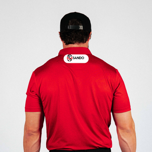 Chemises polo pour hommes de grande taille Polo pour hommes respirant, extensible dans les quatre sens, avec impression par sublimation et conception personnalisée - Product Image 3