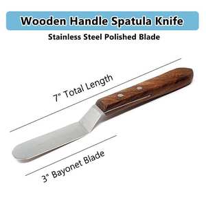 2 Pcs Stainless Steel Surgical Palette Knife Scraper <b>Spatula</b> <b>Set</b> for Veterinary Use 3 & 4 Inch Professional Surgical Instruments - Product Image 6