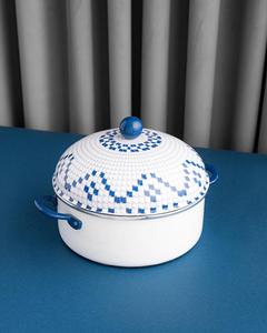 หม้ออุ่นอาหารสำหรับใส่บุฟเฟ่ต์หม้อไฟทำด้วยมือดีไซน์ไม่เหมือนใครหรูหราสำหรับตกแต่งสไตล์ตะวันออกกลาง - Product Image 1