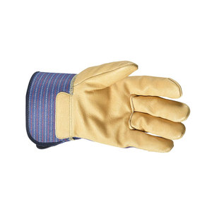 Guantes de Trabajo Personalizados para Hombre, Marca Privada con su Logotipo, Hechos en Pakistán, de Cuero, Antideslizantes, Antiquímicos, Anti-Impactos, Servicio ODM - Product Image 5