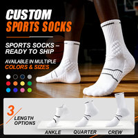 Vente en gros Offre Spéciale Chaussettes de sport pour hommes respirantes de haute qualité, professionnelles, avec logo personnalisé et antidérapantes