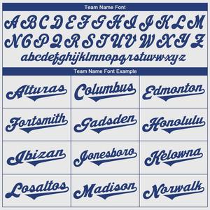 Maillot de baseball authentique blanc Royal-rouge personnalisé - Product Image 5