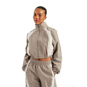 Hot Selling Multicolor Printed <b>Windbreaker</b> Tracksuit Pockets 100% Polyester Waterproof Quick-Dry Breathable <b>Women</b> <b>Windbreaker</b> - Product Image 1