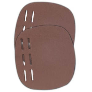 Protecteur de boucle de circonférence en cuir havane de qualité supérieure avec conception de fente pour les selles d'équitation anglaises - Product Image 1