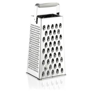 Rallador de 4 lados Leifheit COOK & GO de acero cromado pulido (10x8x25cm) para frutas y verduras, modelo 23120 - Product Image 3