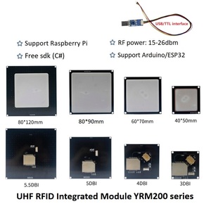Módulo Lector <span class=keywords><strong>RFID</strong></span> UHF Mini YRM200 USB / TTL / UART |   Antena de cerámica integrada de 3-5.5 dBi para Raspberry Pi - Product Image 1