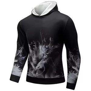 Meilleur prix, créez votre propre design de marque, sweat-shirt de sport sublimé 320 g/m², sweat-shirt à capuche sublimé - Product Image 1