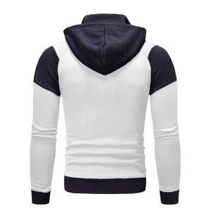 Veste à capuche décontractée pour hommes avec fermeture éclair Veste sweat-shirt à la mode - Product Image 4