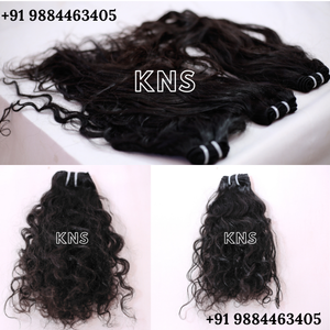 ผมปลอมสำหรับต่อผมชาวอินเดียแบบนุ่มม้วนเดียวผมแบบไม่นึ่งไม่ใช้สารเคมีไม่พันกันในเดือนมีนาคม - Product Image 3