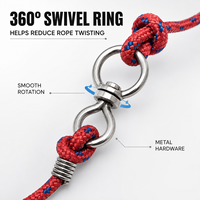 Sangles robustes en nylon haute pression pour cordes de combat de volailles, longueur 152 cm, usage extérieur avec entraînement multifonctionnel