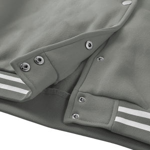 2025 New Arrival Women Fashion Streetwear Crop Varsity Jacket Button Style Women Varsity Jacket - Product Image 4