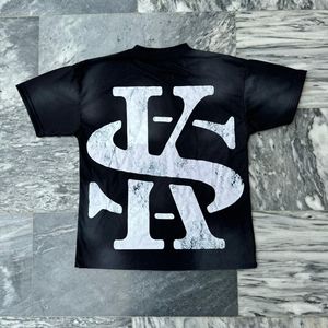 เสื้อยืดคอกลมระบายอากาศได้ดีเป็นมิตรต่อสิ่งแวดล้อมผ้าคอตตอน100% 500กรัมแนววินเทจเหมาะสำหรับผู้ชาย - Product Image 3