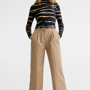 Sweat-shirt décontracté pour femme à manches longues, col rond imprimé, personnalisable - Product Image 1