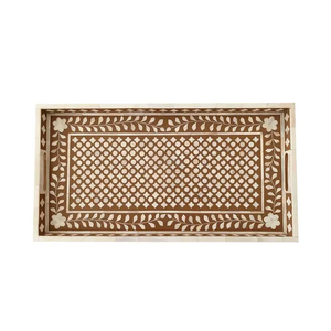 Fabricant Hôtels Restaurant Ustensiles de cuisine Plateaux de service Hôtels Restaurant Ustensiles de cuisine Plateau de table incrusté d'os pour la maison Cuisine - Product Image 6