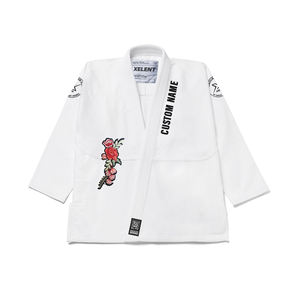 Pré-rétréci 100 pour cent coton BJJ Gi Jiu Jitsu brésilien Ripstop MMA Gear Logo personnalisé sublimé Judo porter Service OEM - Product Image 1