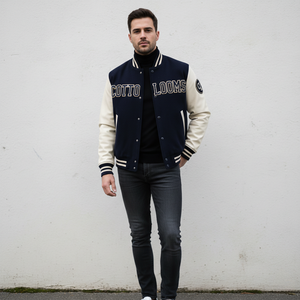 Haute demande Fashion Style College Outerwear Trendy Confortable Fit Warm Everyday Perfect Choice varsity jacket - Product Image 3