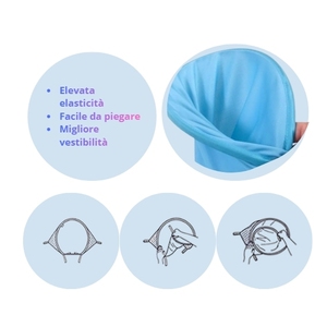 Moustiquaire Dôme Bleue 60 cm à Montage Rapide Universelle pour Lit et Berceau, Résistante et Lavable, Baldaquin de Lit - Product Image 4