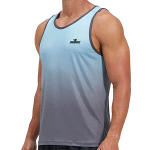 Camiseta sin Mangas Hecha con el Mejor Material, Diseño de Logotipo Personalizado, Camiseta sin Mangas de Venta Caliente, MOQ Bajo, Camiseta sin Mangas para Hombre - Product Image 1