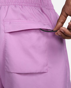 กางเกงขาสั้นกีฬาของผู้ชายกางเกงขาสั้นเอวยางยืดวัสดุตาข่าย worested การออกแบบการระเหิดที่กำหนดเองของตกแต่งโลโก้ชายหาด - Product Image 5