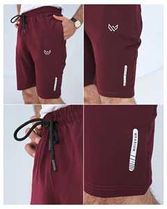 Shorts en nylon réfléchissant pour hommes, mode personnalisée, vente chaude, haute qualité, service OEM, logos personnalisés, impression sérigraphique - Product Image 5