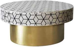 Mesa de centro de hueso para sala de estar, decoración nórdica para el hogar, muebles de madera artesanales únicos, diseño moderno - Product Image 3