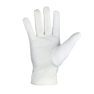 Guantes masónicos de algodón orgánico para hombre y mujer, manoplas no desechables, 100% - Product Image 3