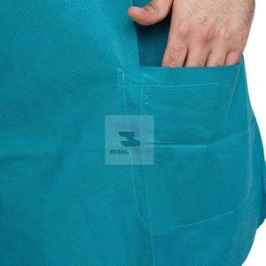 ชุดเครื่องแบบพยาบาลผ้าไม่ทอแขนครึ่งแขนสำหรับผู้ป่วยในโรงพยาบาล - Product Image 6