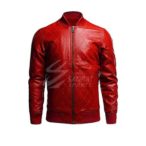 Chándal de cuero de último diseño de algodón transpirable a prueba de viento logotipo personalizado chándal de cuero de talla grande para hombre - Product Image 2