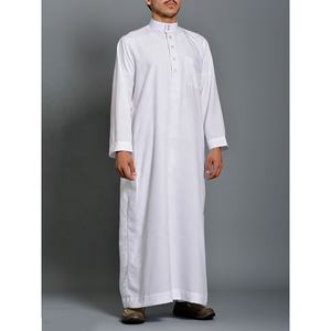 Thobe / Thawb Saudí, Ropa Islámica para Hombre, Algodón Elegante, Largo hasta el Suelo, Tallas y Colores Personalizados Disponibles - Product Image 5