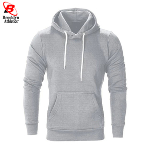 Pull à capuche en coton léger de haute qualité pour hommes Logo personnalisé solide surdimensionné vêtements décontractés d'hiver col à capuche personnalisable - Product Image 3