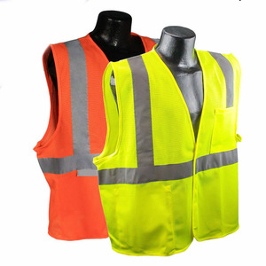 Gilet de sécurité multifonctionnel respirant et anti-poussière en polyester/coton léger pour hommes, vêtements de travail à haute visibilité - Product Image 4