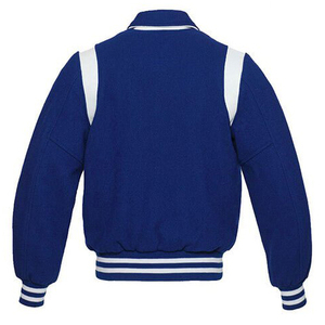 Chaquetas universitarias directas de fábrica de alta calidad para hombre, abrigos con capucha de tela de lana de invierno, chaqueta de béisbol universitaria bordada para hombre - Product Image 5