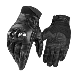 Guantes de dedo completo para motocicleta, manoplas transpirables de cuero para moto, OEM, MC29D, para verano - Product Image 4