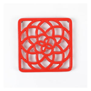 Tetera antigua creativa y decorativa para cocina, olla de Metal de hierro fundido, almohadilla caliente de forma redonda, salvamanteles de hierro fundido con pies disponibles - Product Image 3