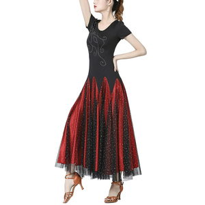 ชุดงานบอลรูมสำหรับผู้ใหญ่ทำจากวัสดุยืดได้สวมใส่สบายช่วยเพิ่มความคล่องตัว - Product Image 4