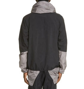 2025 logotipo personalizado al aire libre cremallera conjunto diseñador estilo Casual Super rompevientos impermeable de talla grande para invierno - Product Image 3