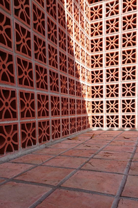 Blocs de brise pour décoration murale motif géométrique bloc de brise en terre cuite bloc de brise d'argile plafond creux décoratif - Product Image 6