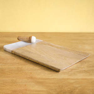 Utensilios de cocina de tipo colgante Diseño de incrustaciones de madera y resina por un fabricante profesional Tabla de cortar a precio de fábrica asequible - Product Image 6