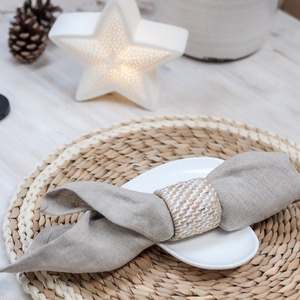 แหวนรองผ้าเช็ดปากทรงกลมแบบวินเทจสานจากหวาย ทนทาน เป็นมิตรกับสิ่งแวดล้อม ราคาประหยัด ตกแต่งสวยงาม กำลังเป็นที่นิยม - Product Image 5