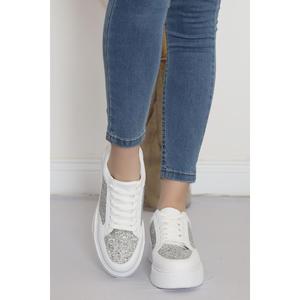 Sneakers in pietra dettagliate bianco-18206.264.