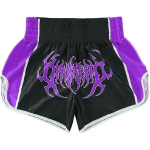 Pantalones cortos de Muay Thai hechos a medida de la mejor calidad Logotipo personalizado de alta calidad Impreso Fabricación profesional Precio barato Pantalones cortos de Muay Thai - Product Image 1