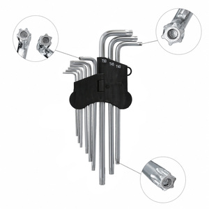 Jeu de clés Torx en forme de L, 9 pièces, longues, anti-effraction - Product Image 4