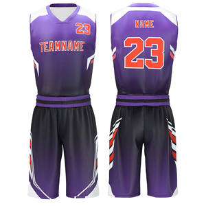 Ensemble de maillot et short de basket-ball en gros pour hommes, couture de haute qualité, uniforme de sport durable pour un usage professionnel - Product Image 1