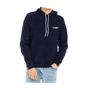 Sudadera con capucha de lana de algodón 100% para hombre, estilo de gran tamaño, logotipo personalizable básico, mezcla de algodón, Sudadera con capucha de alta calidad - Product Image 3