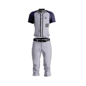 Uniforme de béisbol más vendido de contraste de color, uniforme de béisbol de equipo de fabricación profesional - Product Image 1