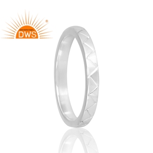 Anillo de banda de plata esterlina más vendido, joyería personalizada para mujer, regalo para ella, fiestas, ocasiones, Fastivales - Product Image 2