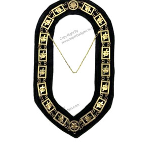 Vestido completo de alta calidad con cuello de marca masónica Regalia con material de Tela de decoración de encaje bordado a mano a la venta - Product Image 5