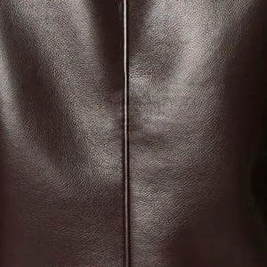 Veste en cuir d'hiver tendance à col montant, design personnalisé, écologique, slim, pour homme et femme, une pièce, haute qualité, best-seller - Product Image 4