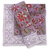 Serbet Katun Linen Cetak Tangan Gaya Boho India Modern, Warna Ukuran Dapat Disesuaikan, Dapat Dicuci, Logo Kustom, Pernikahan