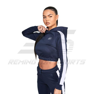 Logotipo personalizado Activewear Fitness Yoga Wear Crop Top Gym Workout Tops Tallas grandes Mujeres Tallas grandes Algodón | Fibra de Bambú - Product Image 2